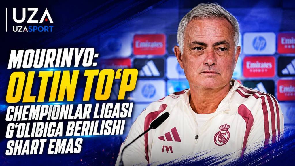 Mourinyo: “Oltin to‘p” Chempionlar ligasini yutgan futbolchiga berilishi shart emas