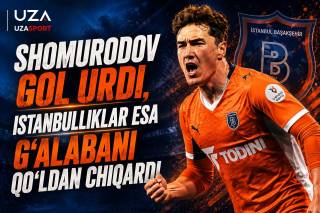 Shomurodov gol urdi, “Bashakshehir” g‘alabani qo‘ldan chiqardi
