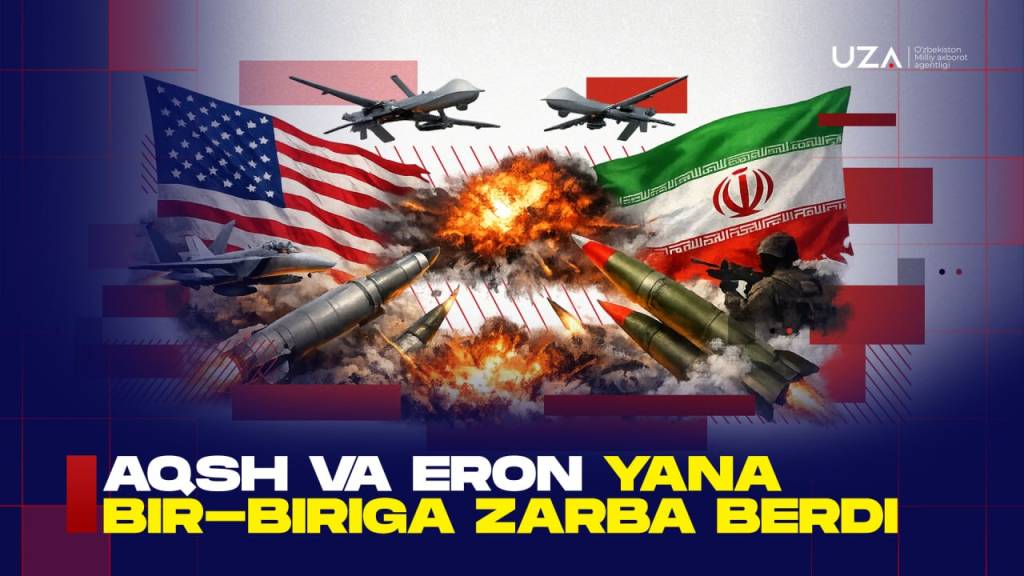 АҚШ ва Эрон янабир-бирига зарба берди (+видео)