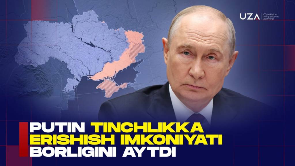 Путин тинчликка эришиш имконияти борлигини айтди (+видео)