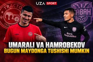 Legioerlarimiz: Umarali va Hamrobekov bugun maydonga tushishi mumkin