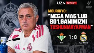 Mourinyo: “Nega mag‘lub bo‘lganimizni tushunmayapman”