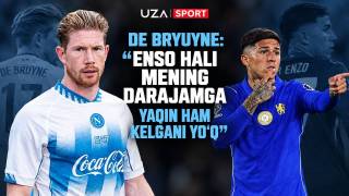 De Bruyne: “Enso hali mening darajamga yaqin ham kelgani yo‘q”