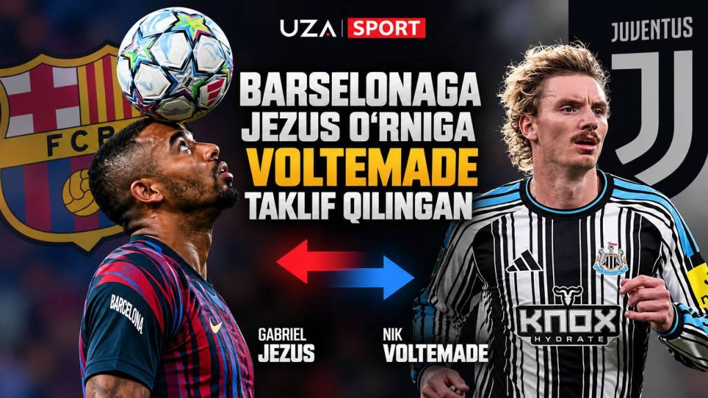 “Barselona” Jezus o‘rniga Voltemadeni transfer qilishi mumkin edi