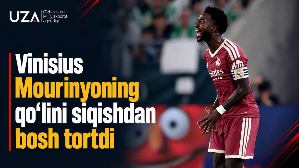 Vinisius Mourinyoning qo‘lini siqishdan bosh tortdi