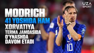 Luka Modrich 41 yoshida ham Xorvatiya terma jamoasida o‘ynashda davom etadi