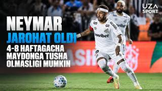 Neymar jarohat oldi va ikki oygacha maydonga tusha olmasligi mumkin