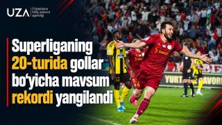 Superliganing 20-turida gollar bo‘yicha mavsum rekordi yangilandi