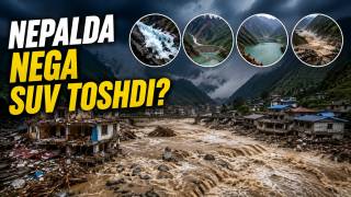Nepalda nega suv toshdi? (+video)