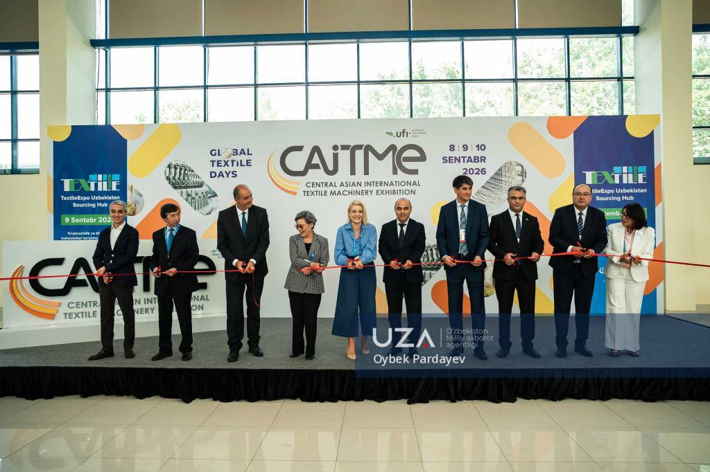Toshkentda “CAITME 2026” 17-Markaziy Osiyo xalqaro ko‘rgazmasi ochildi