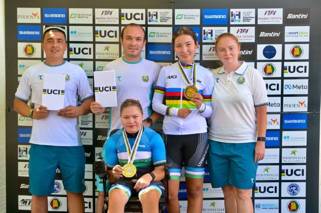 Пара велоспортчиларимиз жаҳон чемпионатида янги тарих ёзди