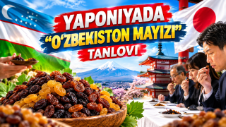 O‘zbekiston mayiz eksportida dunyoda 7-o‘rinda: asosiy bozor — Yaponiya.