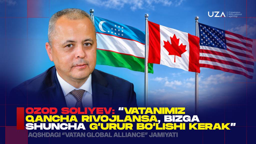 Ozod Soliyev: Vatanimiz taraqqiyoti bizga cheksiz g‘urur baxsh etadi(+vidoye)