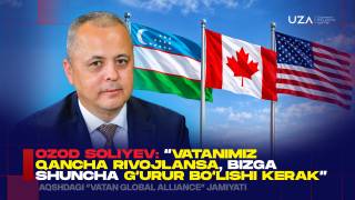 Ozod Soliyev: Vatanimiz taraqqiyoti bizga cheksiz g‘urur baxsh etadi(+vidoye)