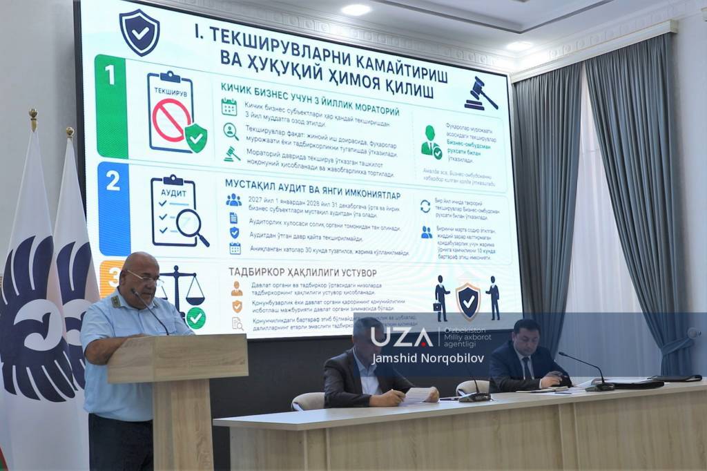 Тадбиркорларга солиқ имтиёзлари ва янги тартиблар тушунтирилди