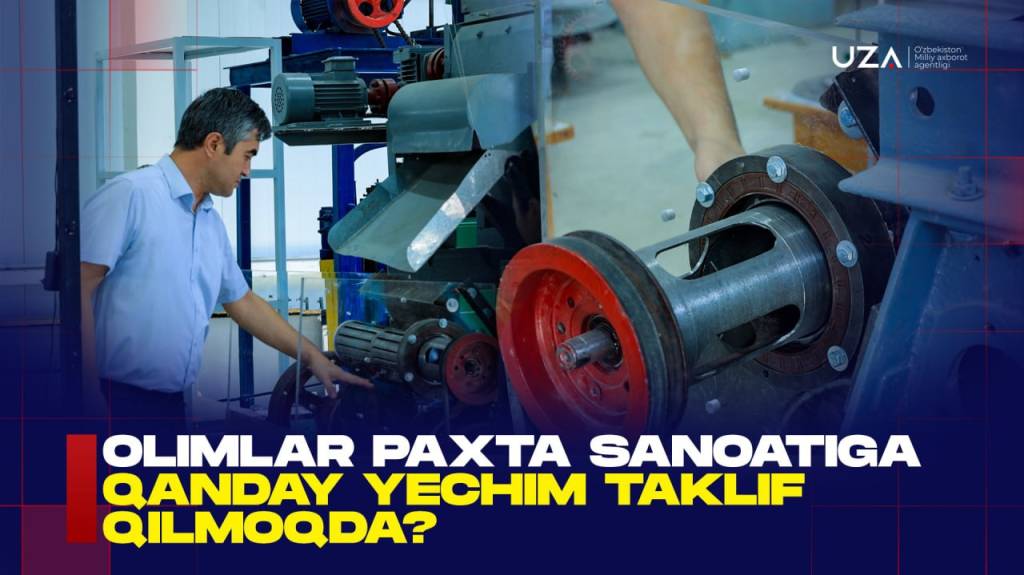 Olimlar paxta sanoatiga qanday yechim taklif qilmoqda?(+video)