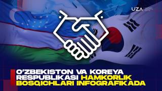 O‘zbekiston va Koreya Respublikasi hamkorlik bosqichlari infografikada (+video)