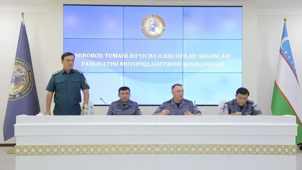 ИИВ: туманларда тинчлик-осойишталик ва жамоат хавфсизлигини янада мустаҳкамлашга эътибор қаратилмоқда