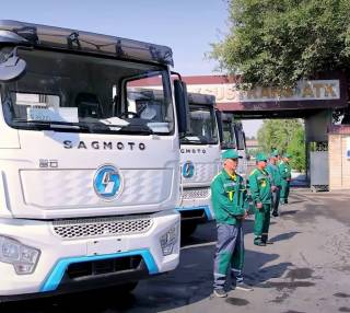 Тошкент шаҳри ободонлиги учун яна 15 та махсус техника олиб келинди