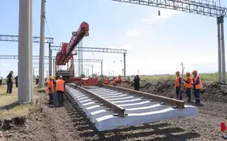 Янги электрлаштирилган темир йўлда техник синов ўтказилди
