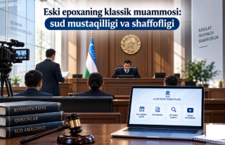 Эски эпоханинг классик муаммоси: суд мустақиллиги ва шаффофлиги