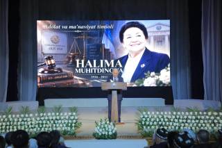 Ҳаётини халқ хизматига бағишлаган ҳуқуқшунос Ҳалима Муҳитдинованинг 110 йиллиги нишонланди