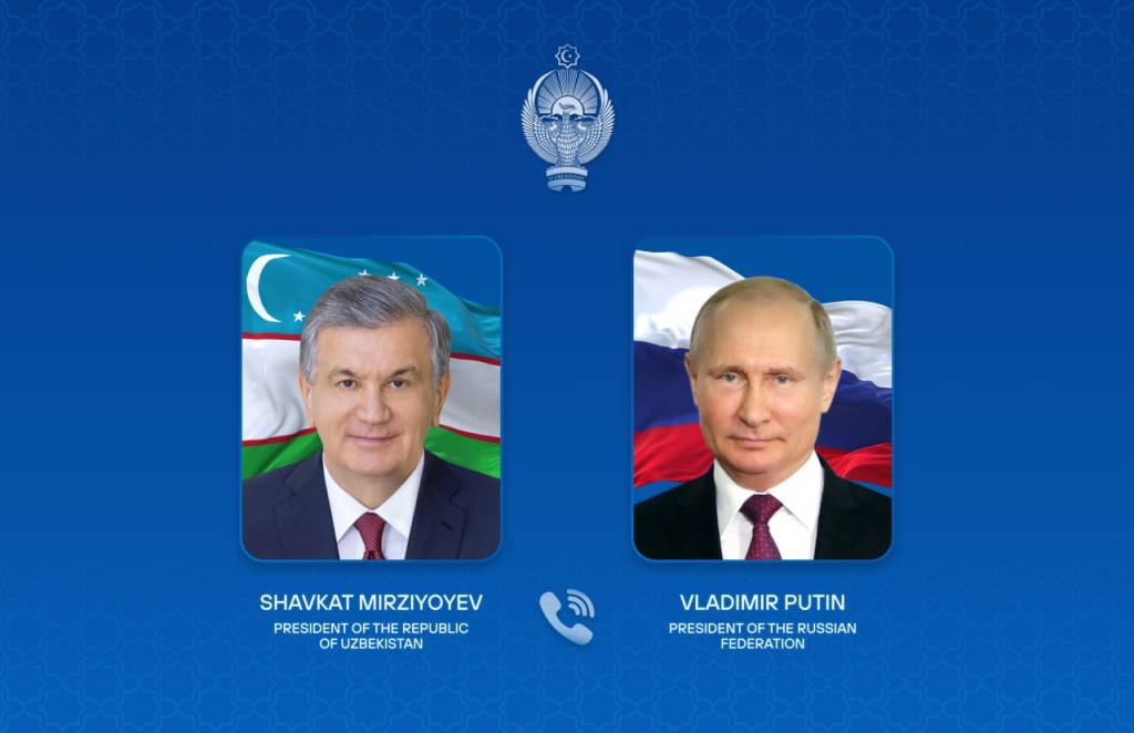 President of Uzbekistan congratulates President of Russia on successful State Duma Elections
