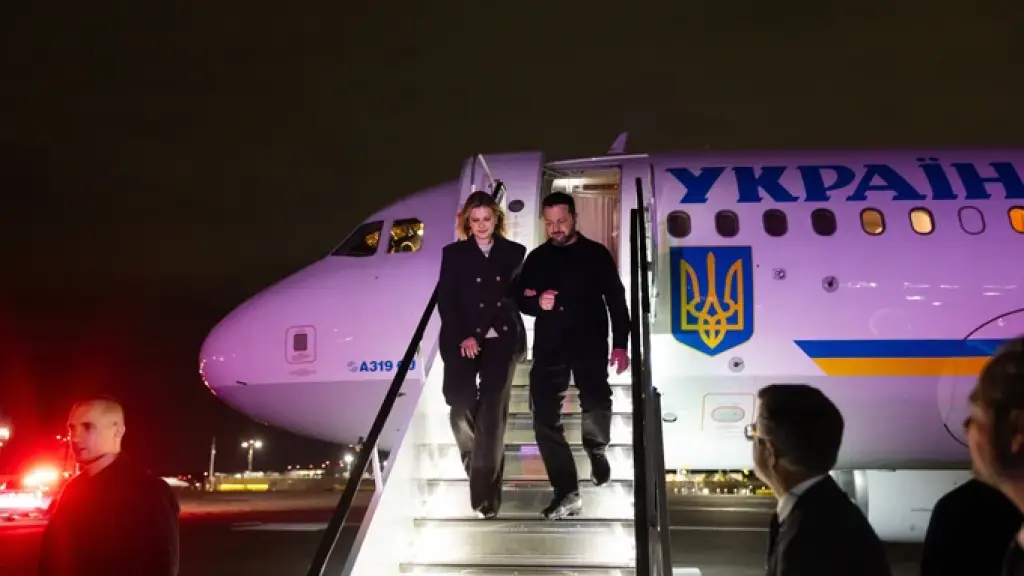 Zelenskiy rafiqasi bilan Nyu-Yorkda