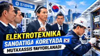 Электротехника саноати: Кореяда Ўзбекистон кадрлари шаклланмоқда