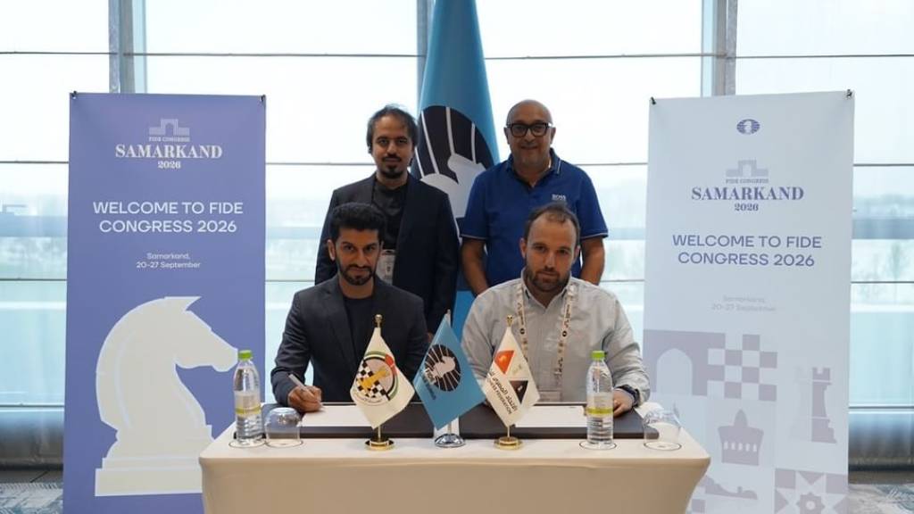 Samarqandda BAA va Misr shaxmat federatsiyalari o‘rtasida hamkorlik bitimi imzolandi