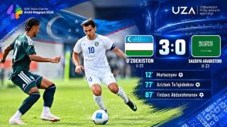 O‘zbekiston U-23 Saudiya Arabistonini yirik hisobda mag‘lub etib, yarim finalga chiqdi