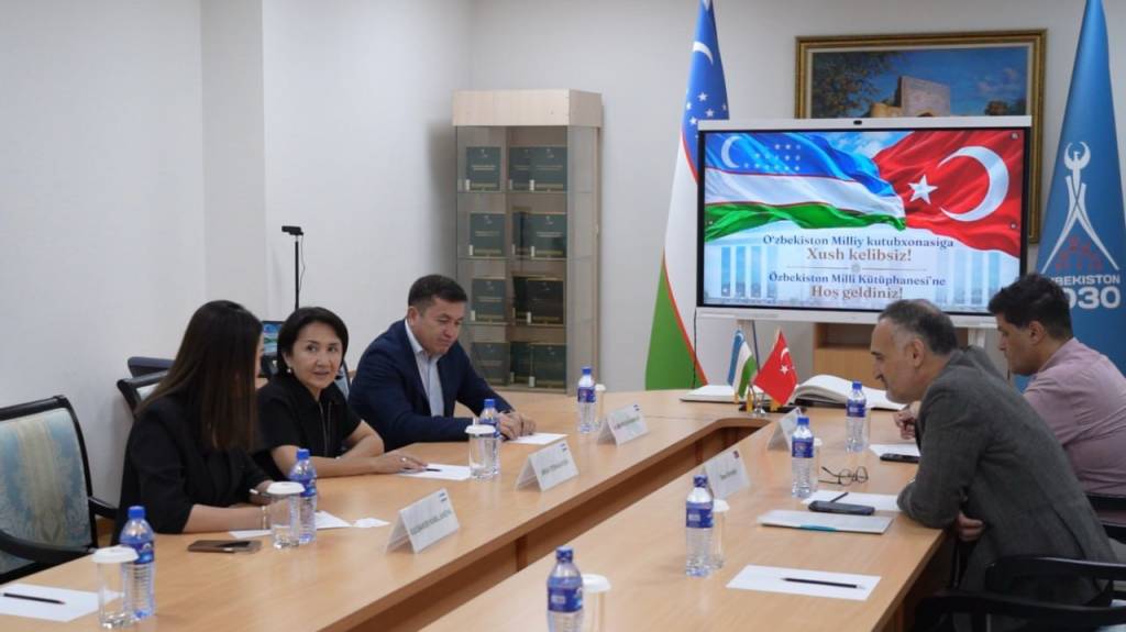 Turkiya Milliy kutubxonasi rahbari O‘zbekiston Milliy kutubxonasida
