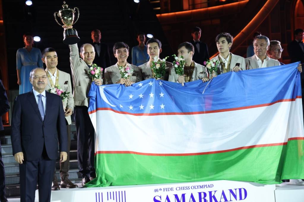 O‘zbekiston – 46-Butunjahon shaxmat olimpiadasi chempioni
