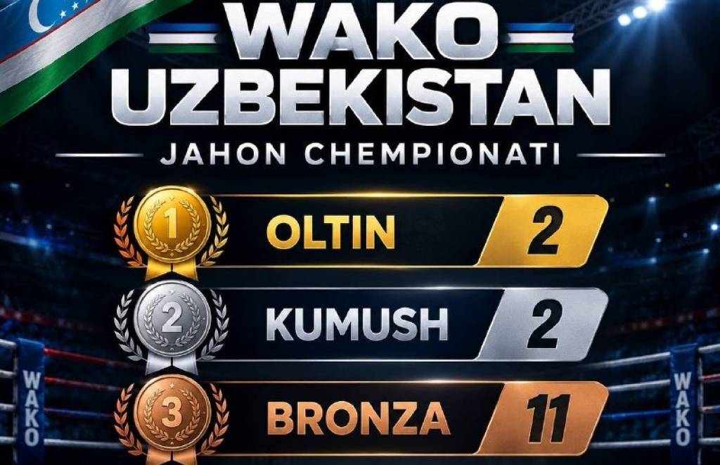 Kikboksing: Venetsiyada o‘tgan jahon chempionatida O‘zbekiston madhiyasi yangradi