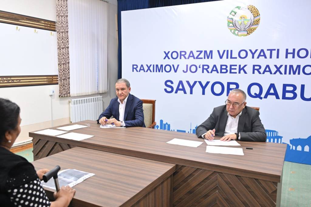 Вилоят ҳокими фуқаролар ҳузурида