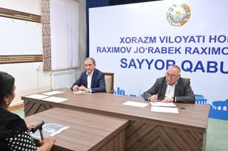 Вилоят ҳокими фуқаролар ҳузурида