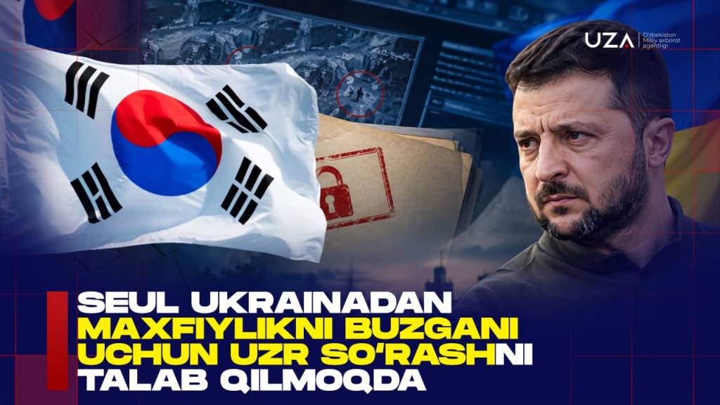 Seul Ukrainadan maxfiylikni buzgani uchun uzr so‘rashni talab qilmoqda (+video)