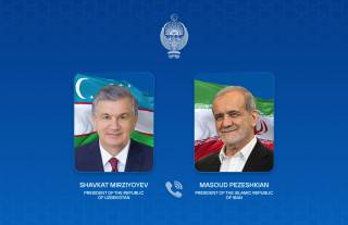 Presidents of Uzbekistan and Iran hold a telephone conversation