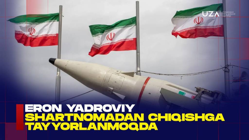 Eron yadroviy shartnomadan chiqishga tayyorlanmoqda (+video)