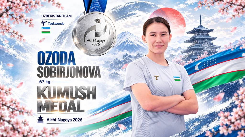 Ozoda Sobirjonova kumush medalga ega chiqdi