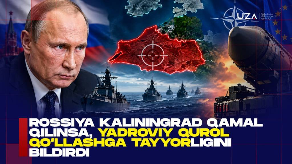 Россия Калининград қамал қилинса, ядровий қурол қўллашга тайёрлигини билдирди (+видео)