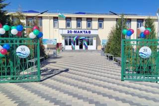 Барча қулайликларга эга мактаб биноси фойдаланишга топширилди