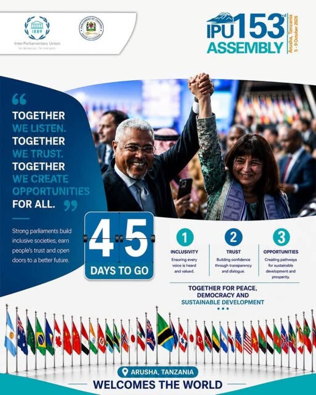 Парламентлараро иттифоқ Ассамблеясининг 153-сессиясида Ўзбекистон вакиллари иштирок этмоқда