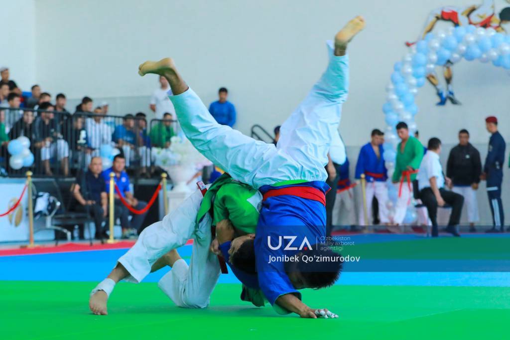 Surxondaryoda «Favqulodda vaziyatlar vaziri kubogi» uchun kurash musobaqasi o‘tkazildi