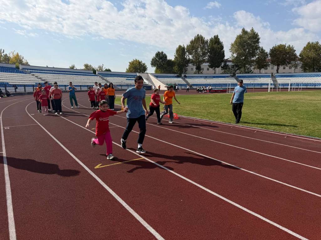 "Young Athletes" мусобақаси: Болалар завқи