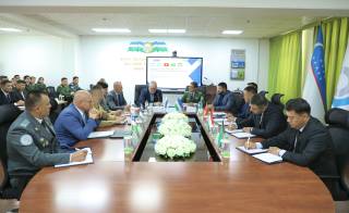 Regional K9 training course to strengthen Central Asian border security against illicit weapons, arms and explosives in Tashkent