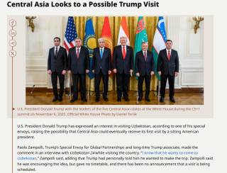 The Times of Central Asia: Trampning Markaziy Osiyoga safari O‘zbekistondan boshlanishi mumkin