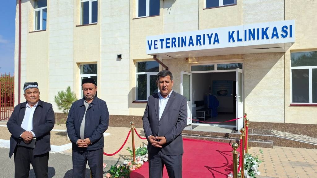 Замонавий ветеринария клиникаси иш бошлади