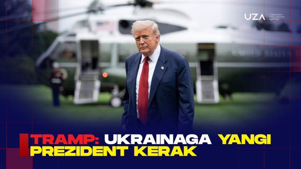 Tramp: Ukrainaga yangi prezident kerak (+video)