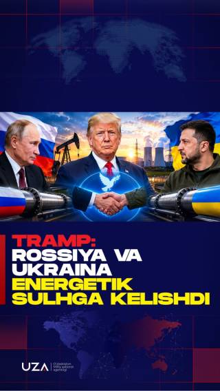 Tramp: Rossiya va Ukraina energetik sulhga kelishdi (+video)
